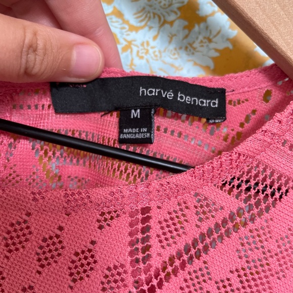 Harve Bernard Pink Flowy Ruffle Sleeve Top - Picture 5 of 6